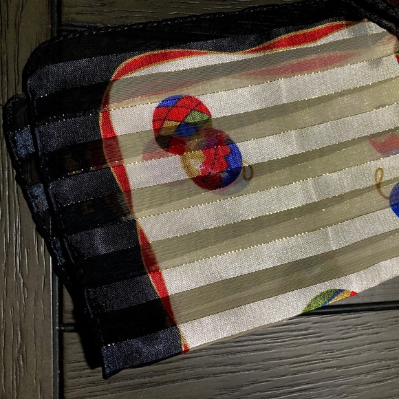 EUC Liz Claiborne Christmas Ball Scarf - Picture 7 of 14